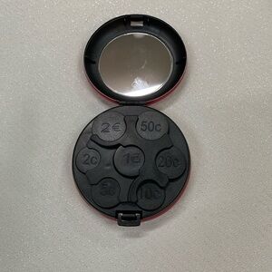 Red international coin case